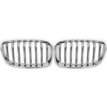 BMW 1-Serie F20 11-15 Enkelribbad Kromad Sportgrill / Njurar DIEDERICHS